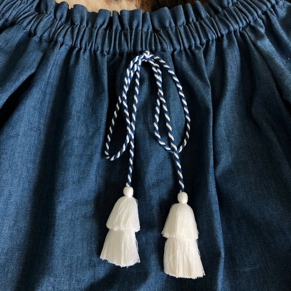 MISA Nisi Embroidered Off the Shoulder Top XS - Picture 5 of 8